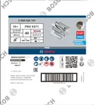 Lamelový kotouč Bosch PRO X571, úhlový, 115 mm, G40 X-Lock.